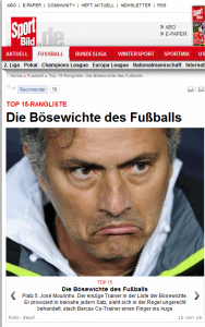 Mourinho Ranking Malvados SportBild